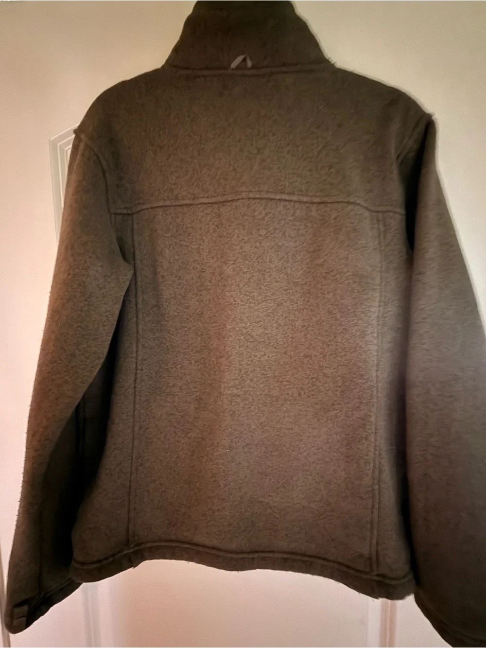 The North Face Brown Full-Zip Sweater Fleece Jacket Sz M Outdoor Coat